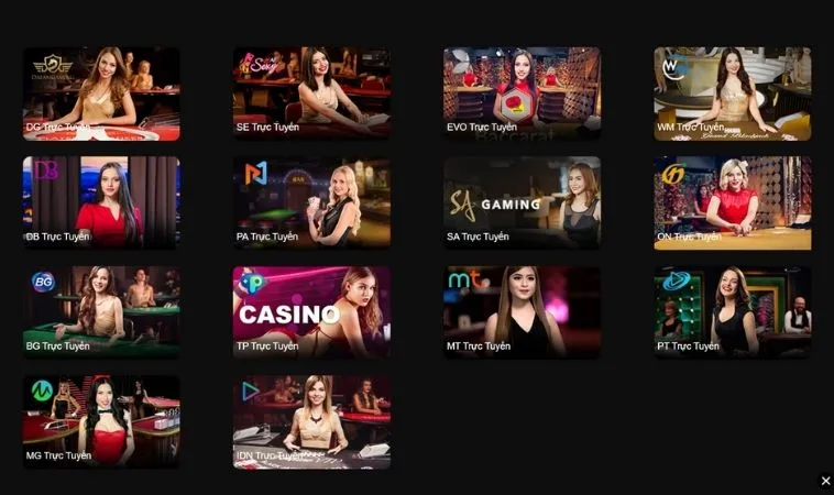 Sảnh Casino Online 88Goals sở hữu dàn dealer xinh đẹp, nóng bỏng