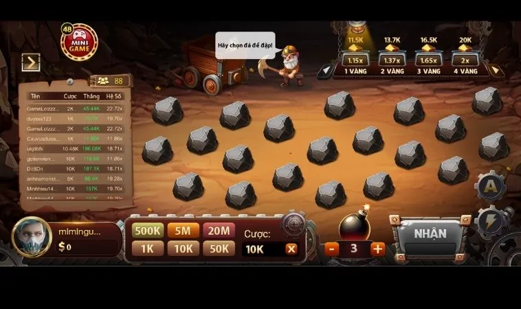 Cut Stone Tại 88Goals